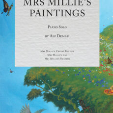 Image of the musical score cover Mrs Millies Paintings composed by Alf Demasi